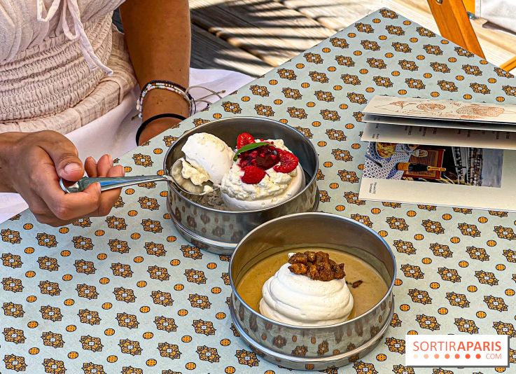 La terrasse estivale du Printemps Haussmann 2025 avec vue sur Paris et la Tour Eiffel - image00006