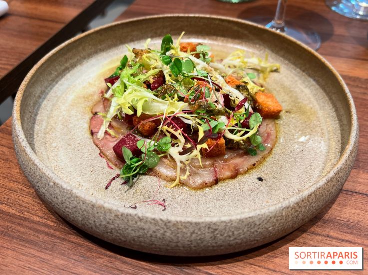 Table Penja - Carpaccio de tête de veau