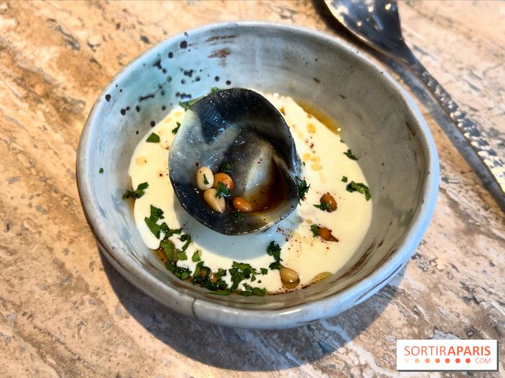 Restaurant Alan Geaam - Raviole, sarrasin fermenté, coriandre