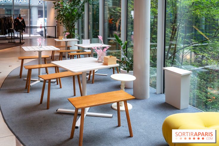 Le pop-up de glace Café Isaka à la Samaritaine avec salon de thé