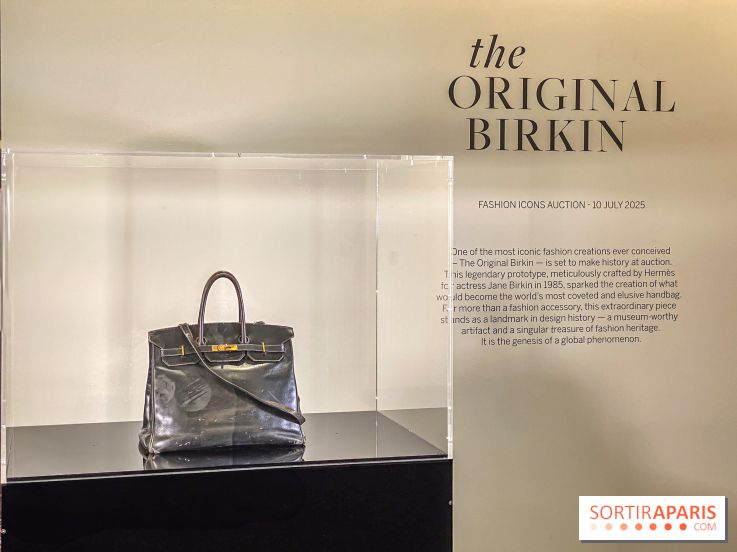 Fashion Icons : exposition gratuite du Birkin original chez Sotheby's Paris - IMG 6724