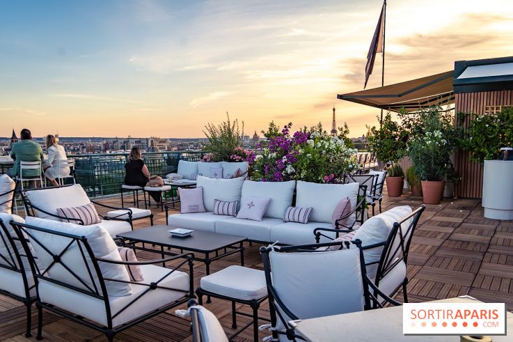 Céleste, le bar estival en rooftop du Cheval Blanc se dévoile