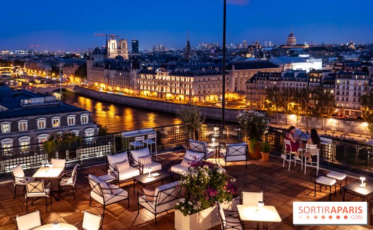 Céleste, le bar estival en rooftop du Cheval Blanc se dévoile