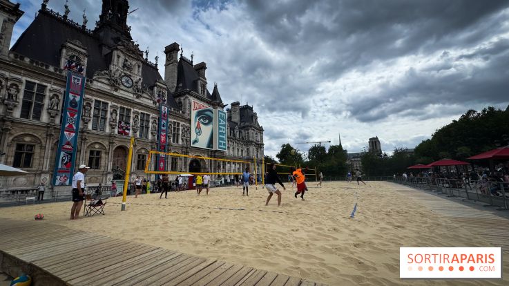 Beach-Volley à l'Hôtel de Ville