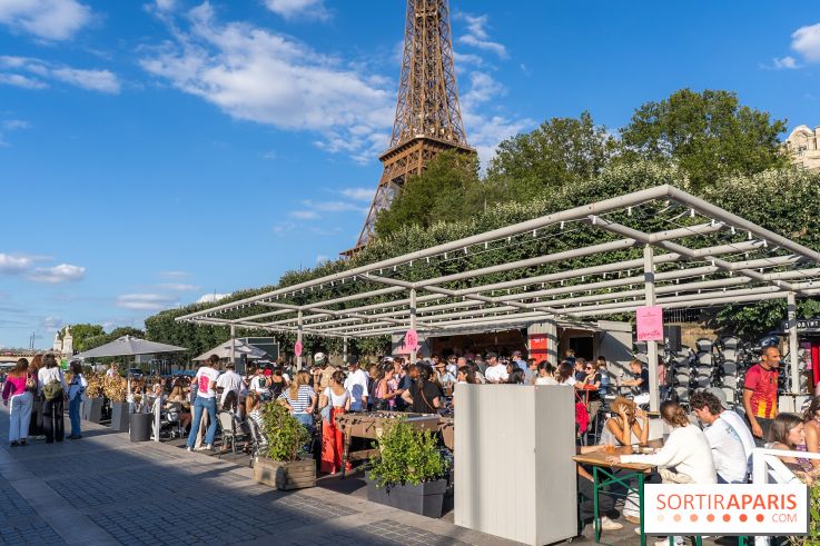 Bonnotte Club Paris, la guinguette branchée et abordable au pied de la Tour Eiffel