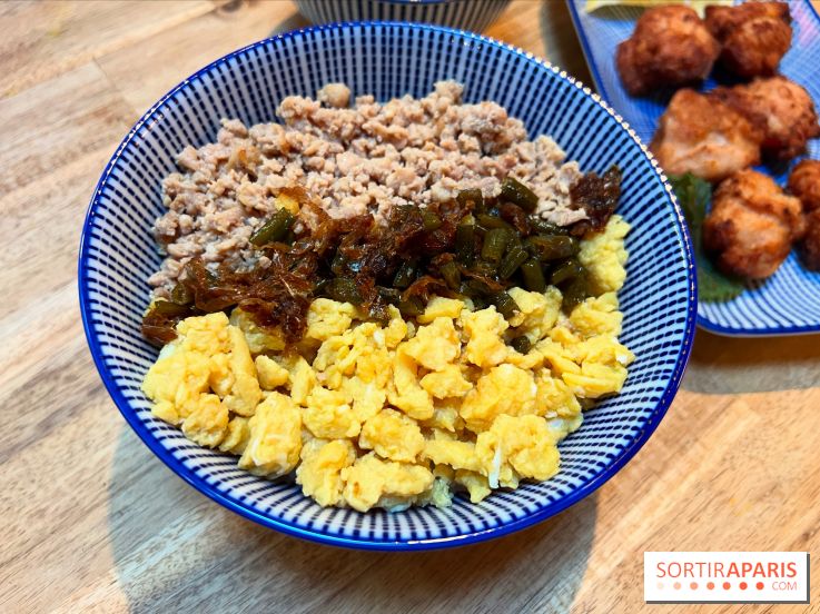 Kotsu Kotsu - Donburi poulet oeufs brouillés