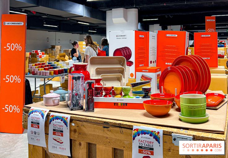 Braderie Le Creuset, la célèbre cocotte en fonte émaillée française, à l'Espace Champerret