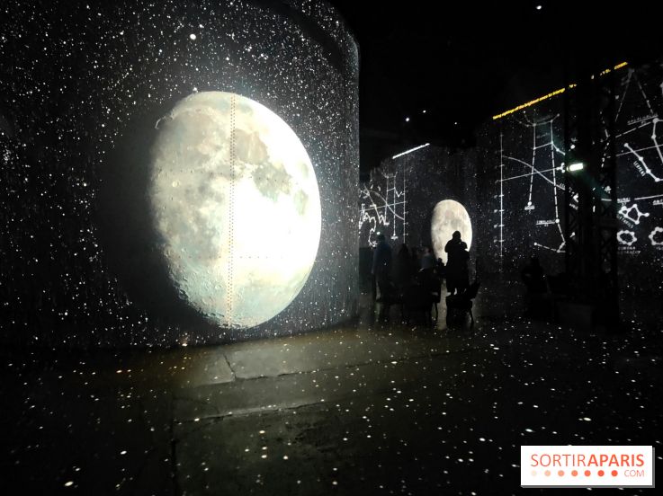 Destination Lune : un voyage immersif dans les étoiles à l'Atelier des Lumières - photos