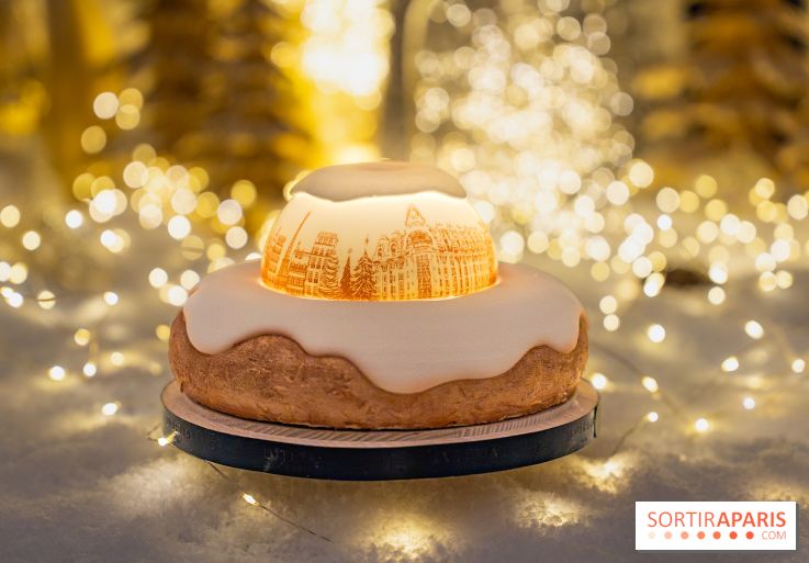 la Bûche de Noêl du Mandarin Oriental Lutetia aux Lumières de Paris - A7C08066