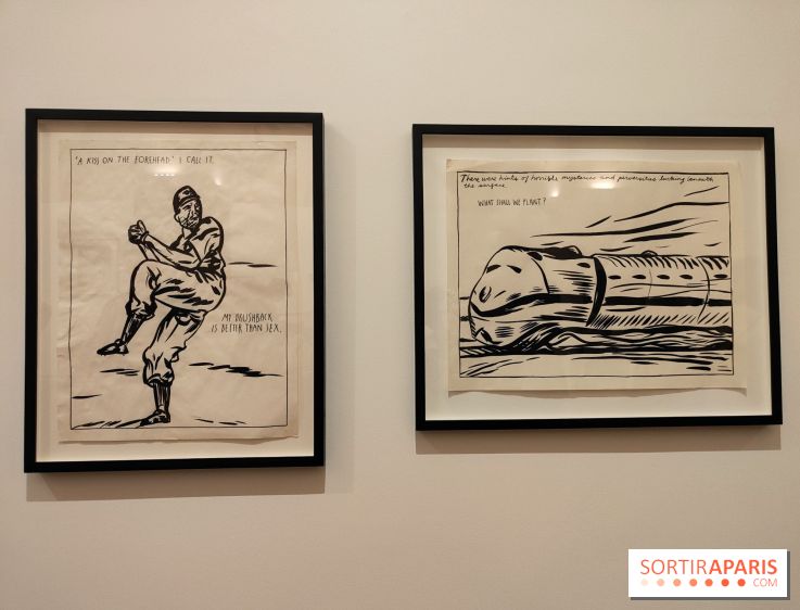Underground : l'exposition ironique de Raymond Pettibon au Musée Picasso - nos photos - fotor 1760090688549