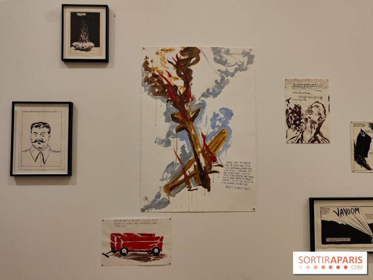 Underground : l'exposition ironique de Raymond Pettibon au Musée Picasso - nos photos - fotor 1760090730397