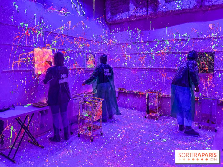 Paint Invaders : l'expérience d’art immersive et fluorescente unique à Paris