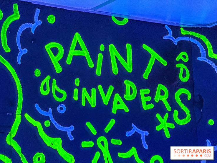 Paint Invaders : l'expérience d’art immersive et fluorescente unique à Paris