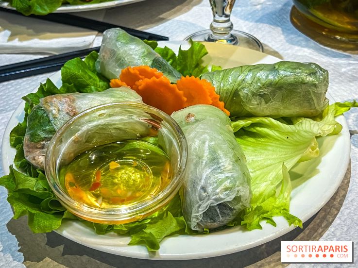 Le Bambou restaurant vietnamien Paris 13e - photos - rouleaux de printemps