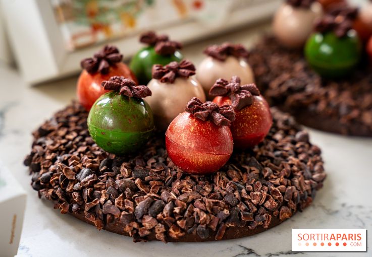 Les Bûches de Noël de Pleincœur par Maxime Frédéric 2025 et ses créations de fêtes - A7C07684