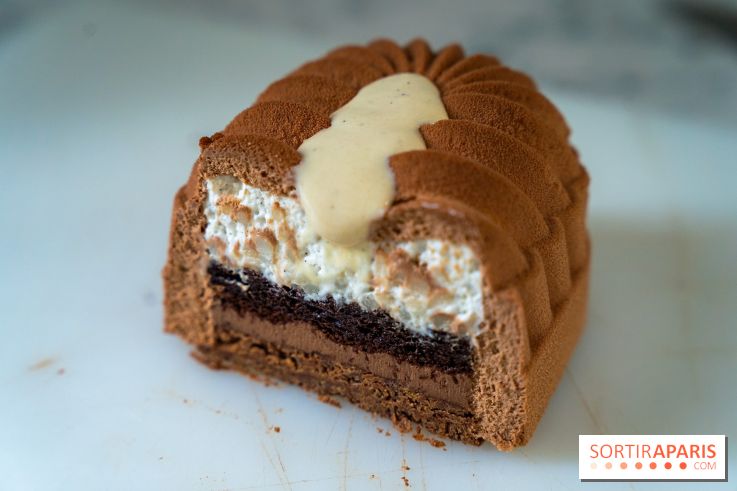 Les Bûches de Noël de Pleincœur par Maxime Frédéric 2025 et ses créations de fêtes - A7C07708