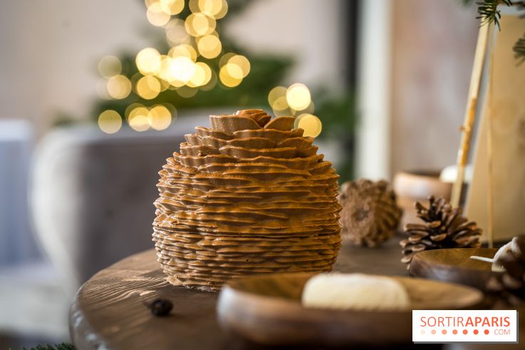 La Bûche de Noël du Péninsula 2025 : Joyaux des Pins - A7C07883