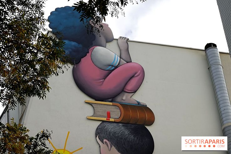 Seth, les photos de son œuvre murale à Belleville