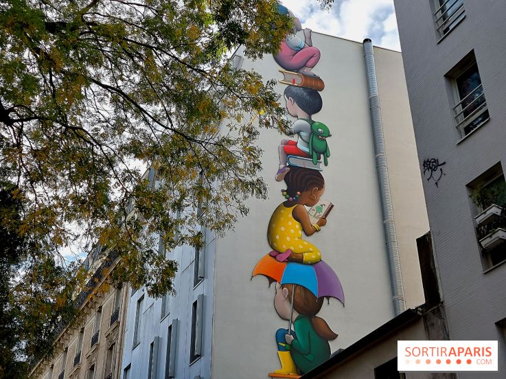 Seth, les photos de son œuvre murale à Belleville