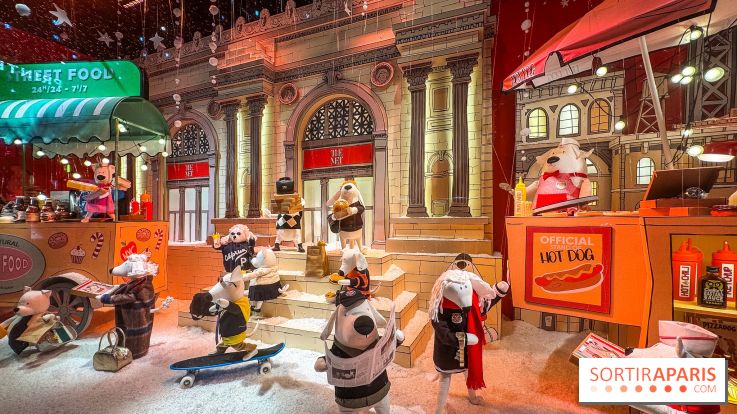 Les vitrines de Noël du Printemps Haussmann à Paris 2025 avec Diane Kruger, les photos