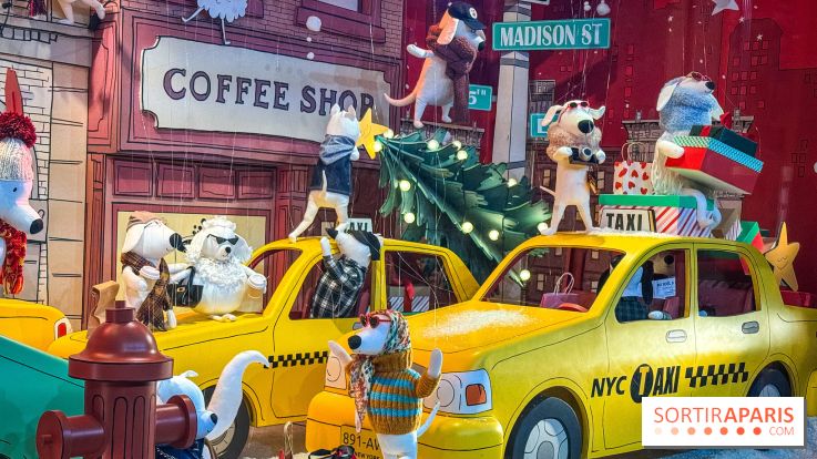 Les vitrines de Noël du Printemps Haussmann à Paris 2025 avec Diane Kruger, les photos