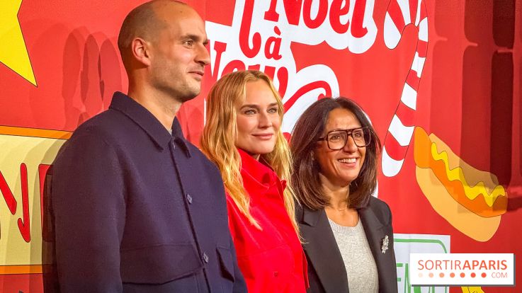 Les vitrines de Noël du Printemps Haussmann à Paris 2025 avec Diane Kruger, les photos