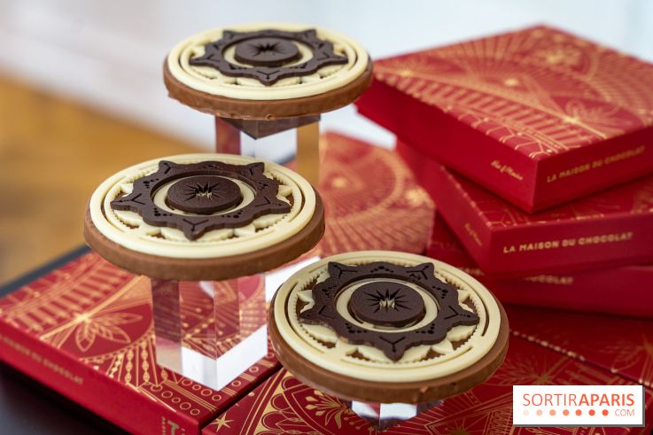 Bûche de Noël Opéra Garnier de la Maison du Chocolat 2025 - photos - A7C07790