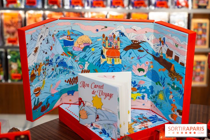 Bûche de Noël et créations de fête de Chapon 2025 - A7C07439