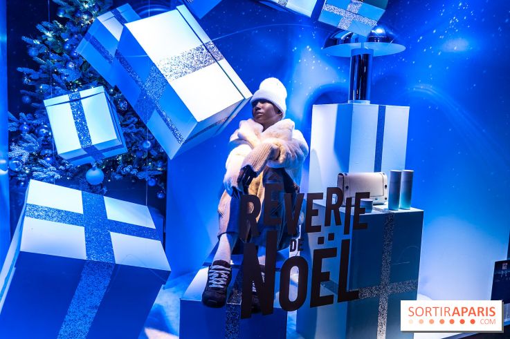 Inauguration des vitrines de Noël du BHV Marais à Paris 2025 avec Vincent Niclo et Vitaa - photos