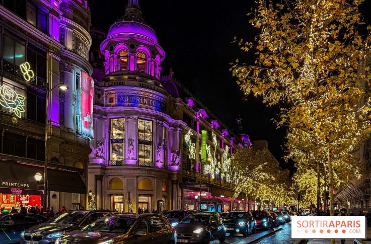 Les illuminations de Noël 2025 du Boulevard Haussmann