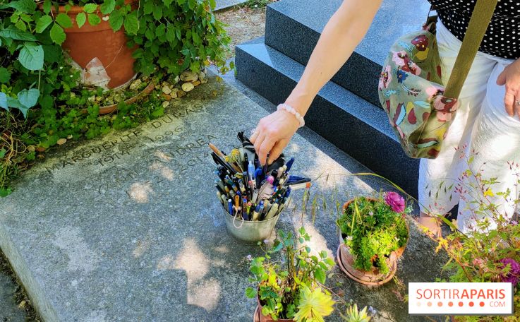 Visuels Paris - Tombe Marguerite Duras 