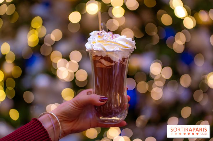 Tea time de Noël du Mandarin Lutetia 2025 par Nicolas Guercio - photos - chocolat chaud