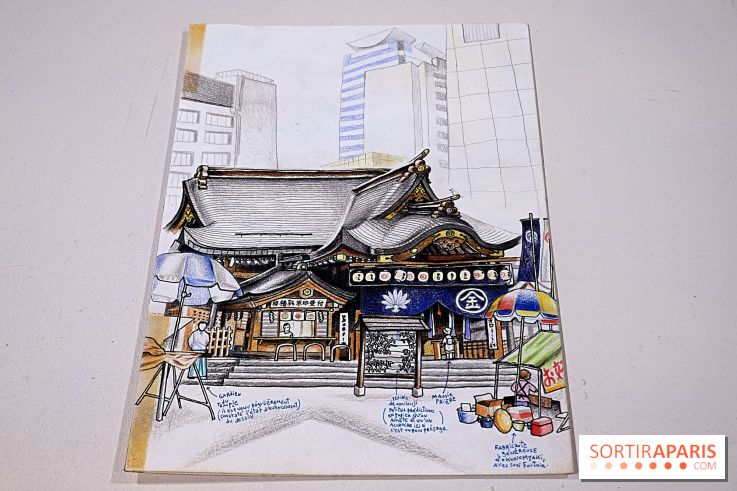 Balade urbaine, le Japon croqué par Florent Chavouet