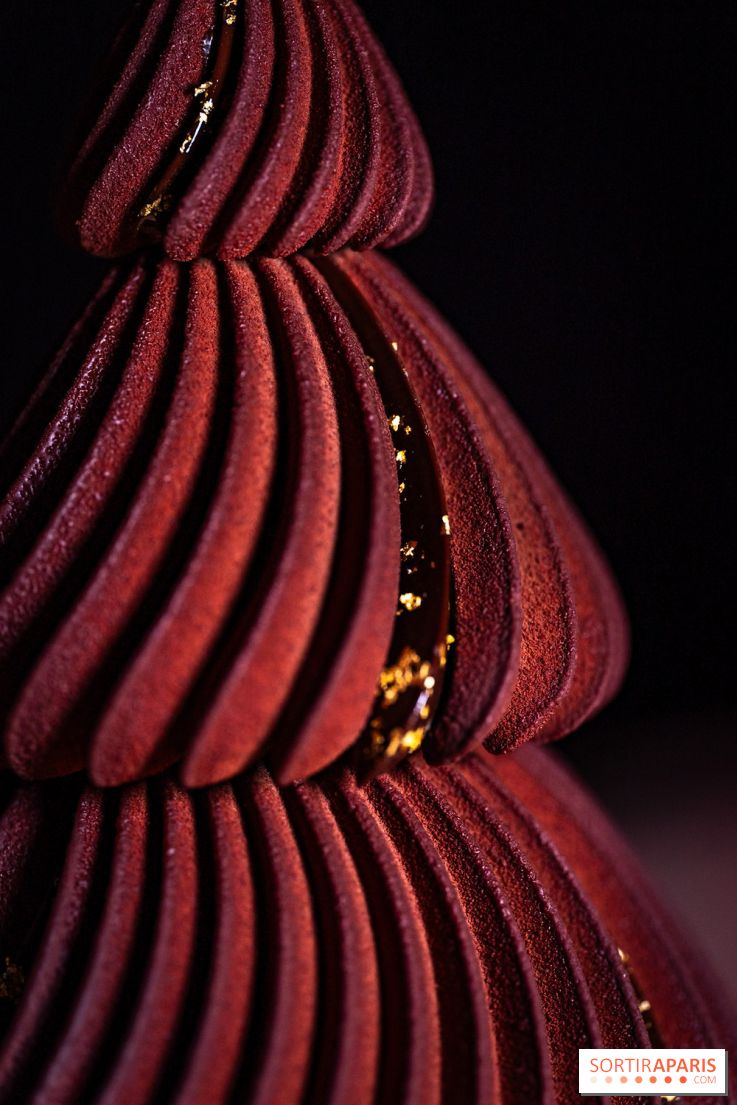 Bûche de Noël Cheval Blanc 2025 : Maxime Frédéric dévoile un sapin exceptionnel - photos