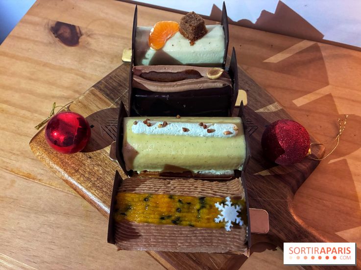 Bûches de Noël végétales de La Mauvaise Herbe