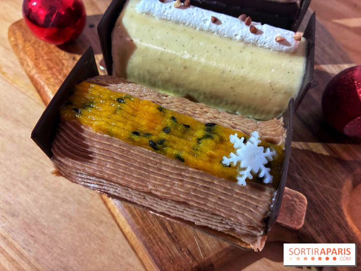 Bûches de Noël végétales de La Mauvaise Herbe