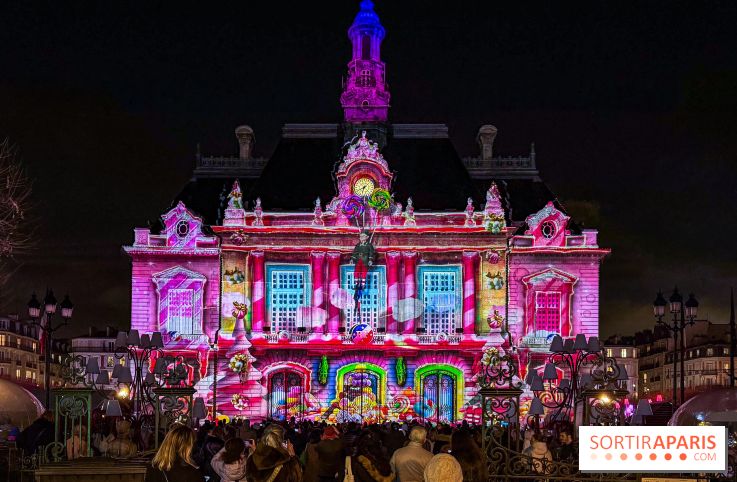 Noël 2025 à Levallois-Perret (92) : spectacle son & lumière gratuit sur l'Hôtel de Ville