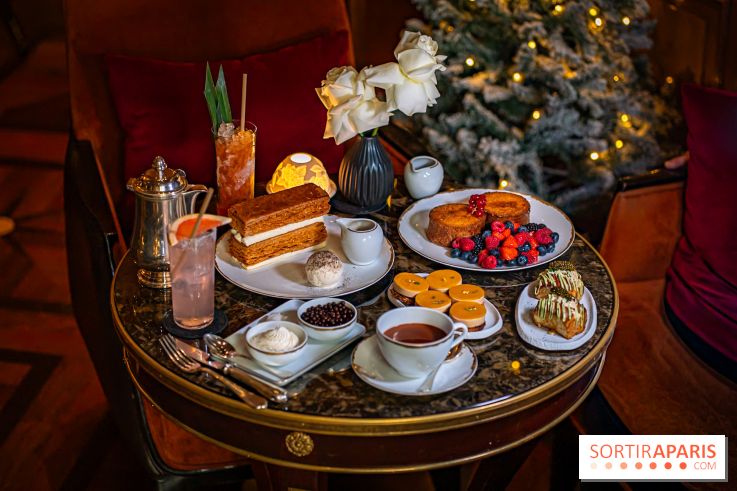 Le bar et salon de thé de Noël du George V 2025 - les photos