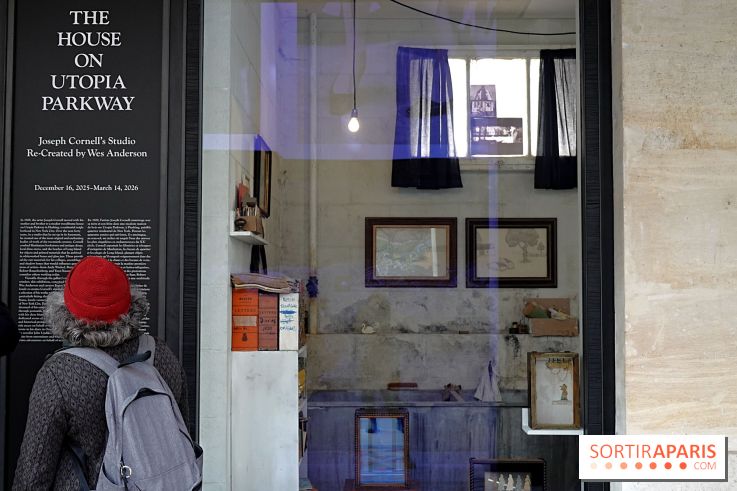 L'atelier de Joseph Cornell recréé par Wes Anderson à la galerie Gagosian
