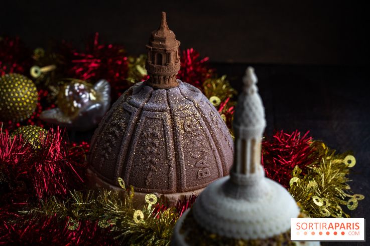 Les bûches de Noël glacées de Bachir spécial dômes parisiens