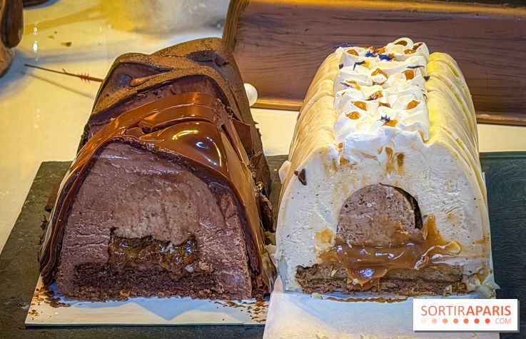 Les bûches de Noël artisanales de Baiman's Cake à Montreuil - photos - IMG 8387