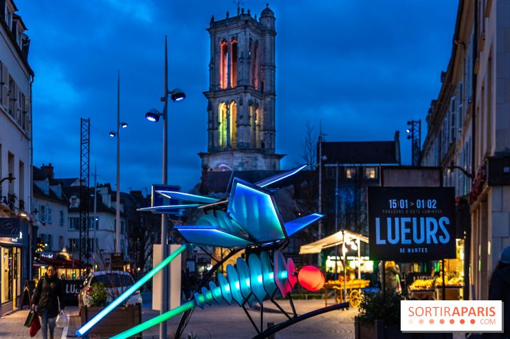 Lueurs de Mantes 2026, les photos du parcours lumineux gratuit des Yvelines