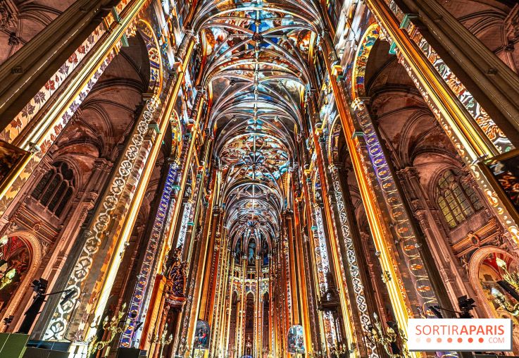 L'Odyssée Céleste à l'église Saint-Eustache à Paris, le nouveau spectacle Luminiscence 