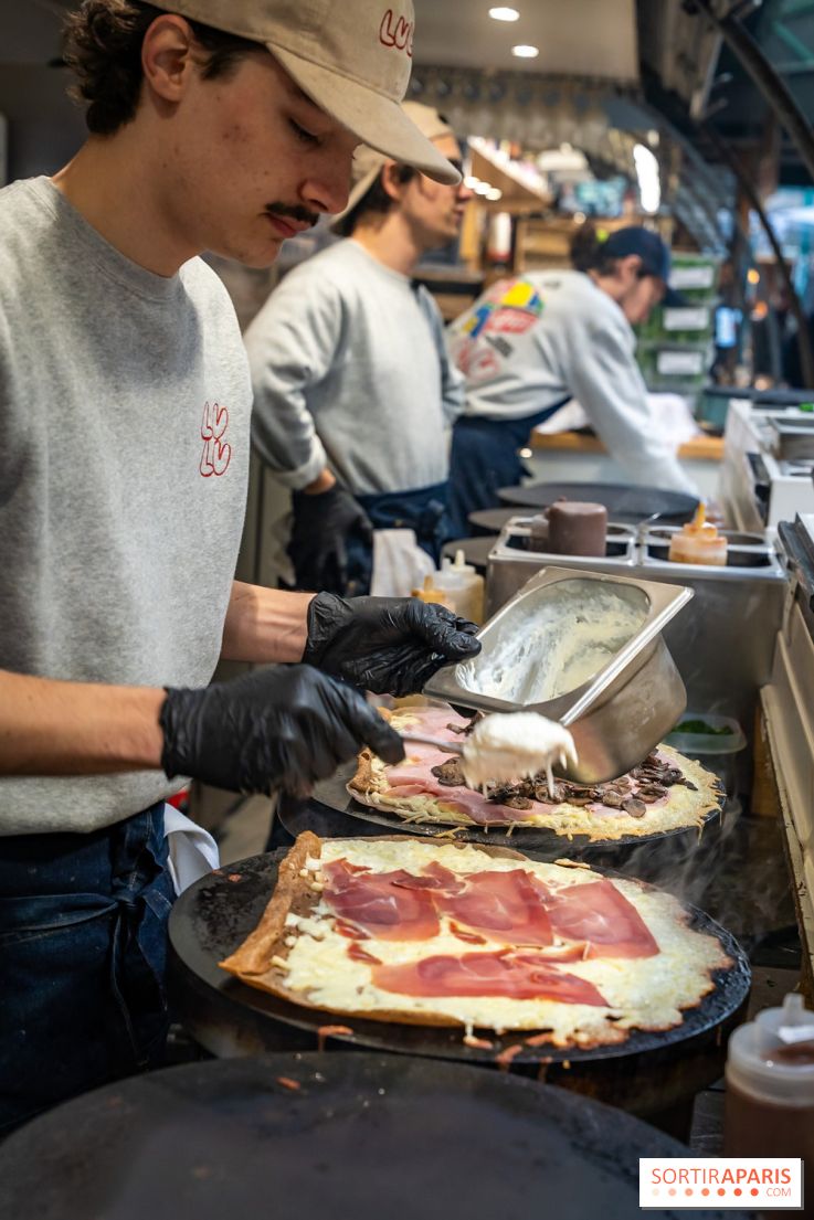Lulu Crêperie, le comptoir de crêpes et galettes bretonnes du Marais au Marché des Enfants Rouges - A7C05430