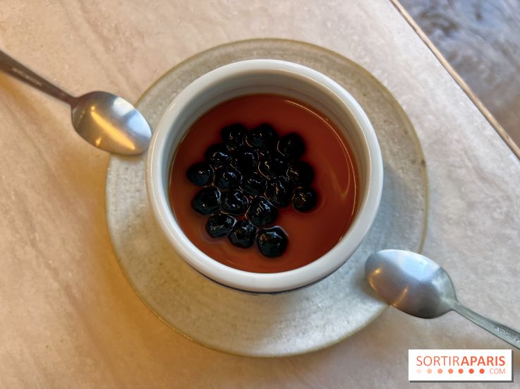 Foodi Jia-Ba-Buay - Panna cotta thé noir, litchi, tapioca