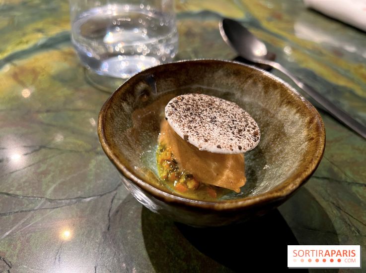 Mantra - Confiture clémentine algues, glace tamarin, citron noir