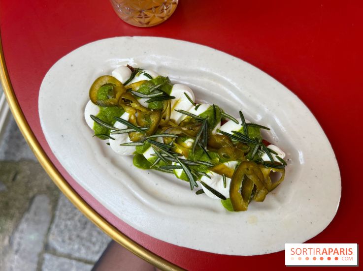 Chez Carrie - Frites de polenta, labneh, harissa verte, jalapenos