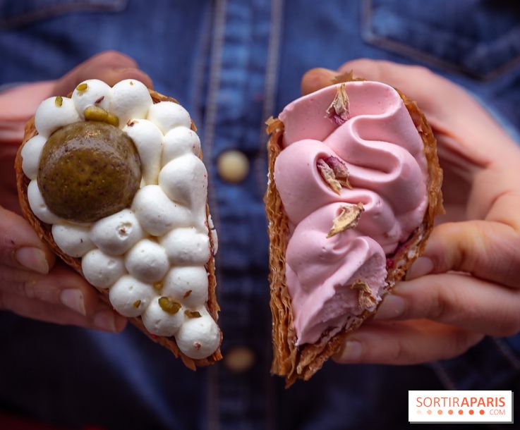 Saint-Valentin 2026 : les cœurs pâtissiers de Maison Aleph - photos - demi coeur