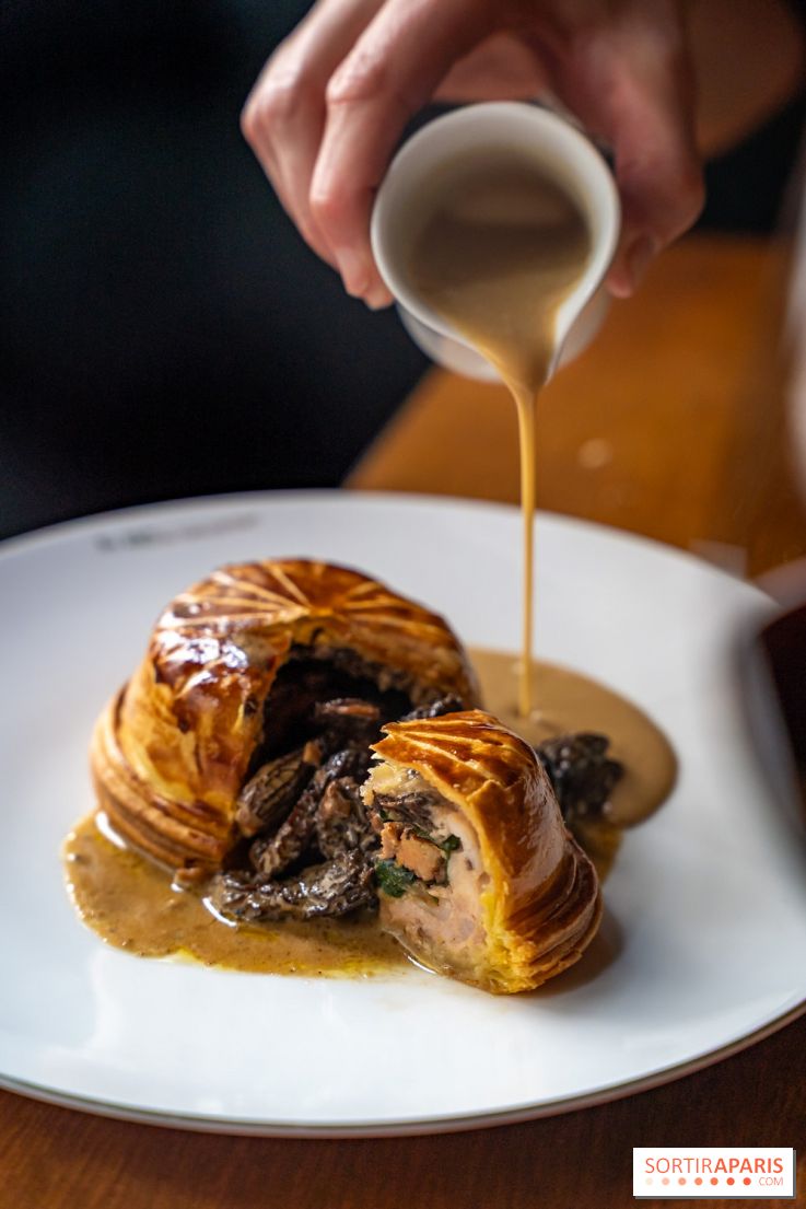 Les 110 de Taillevent, le restaurant traditionnel en accords mets et vins - photo - tourte aux morilles