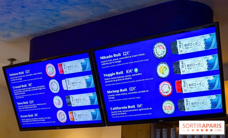 C'Roll Sushi : le restaurant japonais qui fait buzzer la tendance des sushis en tube à Paris - IMG 3684
